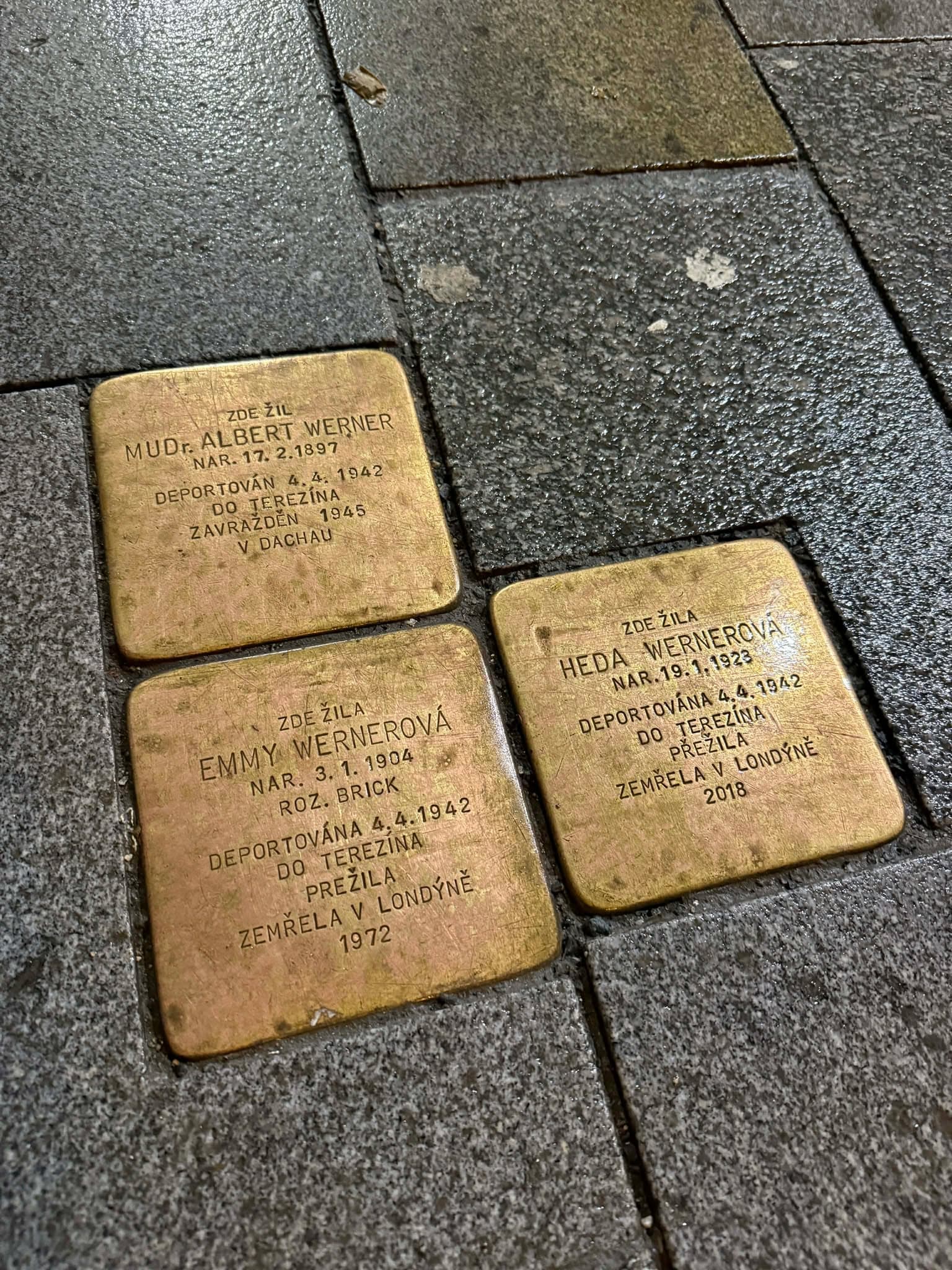 Kameny zmizelých - Brno