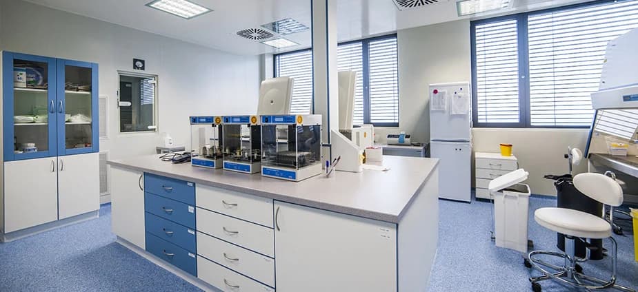 Laboratorní zázemí ve Vienna Point